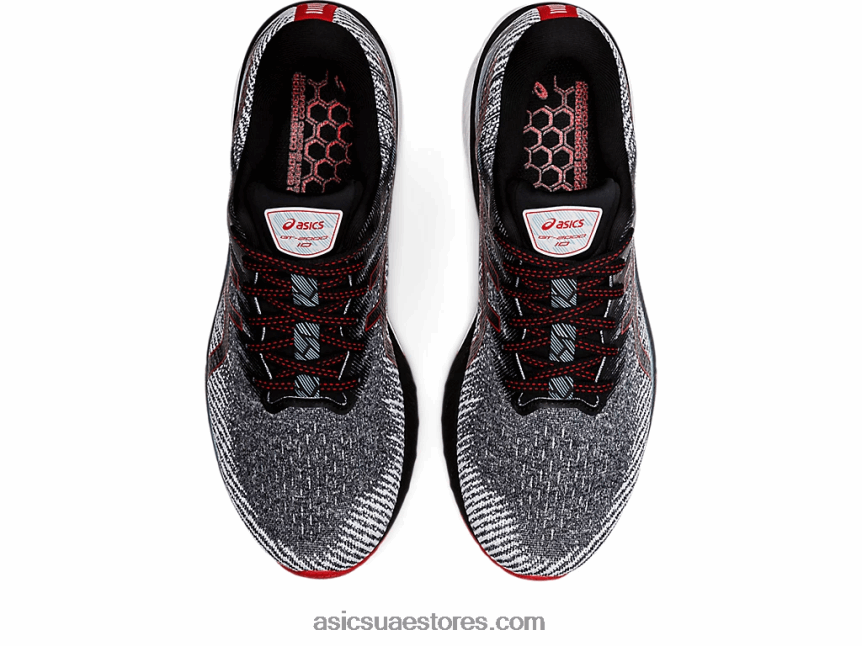 Asics أسود / أحمر سرعة GT-2000 10 2N24DJ1858