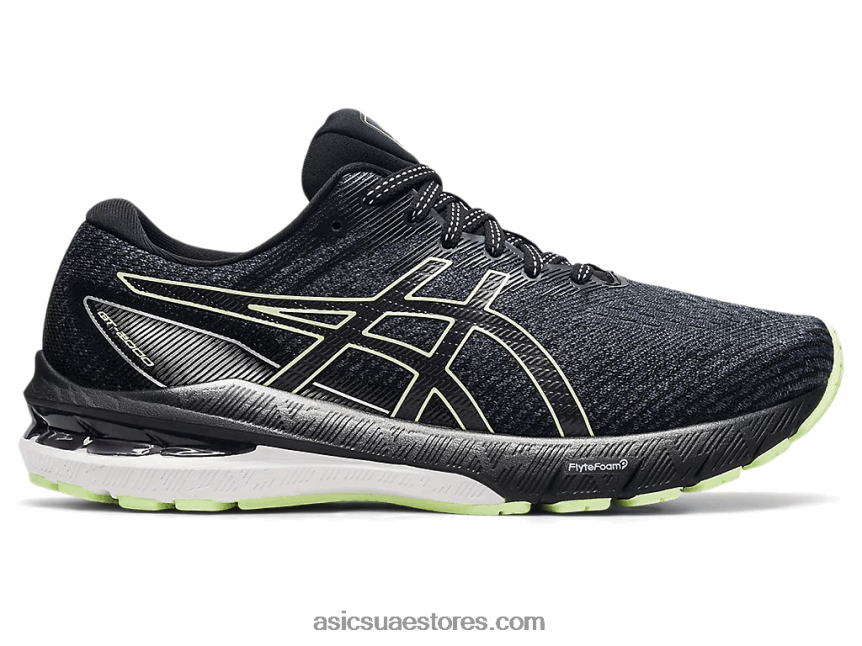 Asics خزامى ناعم / أسود GT-2000 10 عريض 2N24DJ3689
