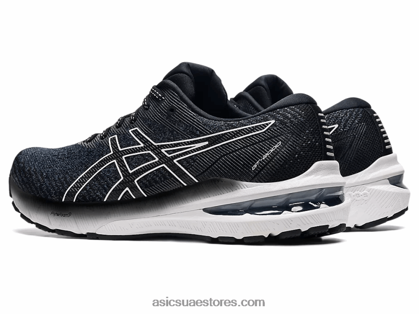 Asics أسود / أبيض GT-2000 10 عريض 2N24DJ3694