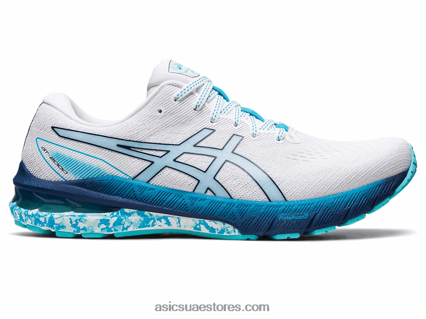 Asics النعناع الأبيض / الجليد GT-2000 10 2N24DJ603