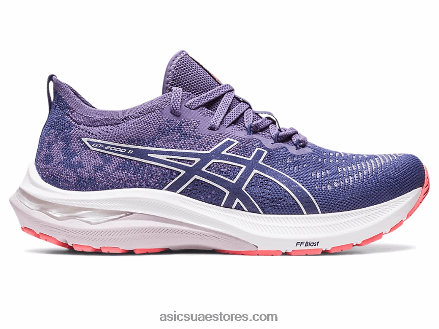 Asics أزرق نيلي / فضي نقي GT-2000 11 عضو الكنيست متماسكة 2N24DJ2197