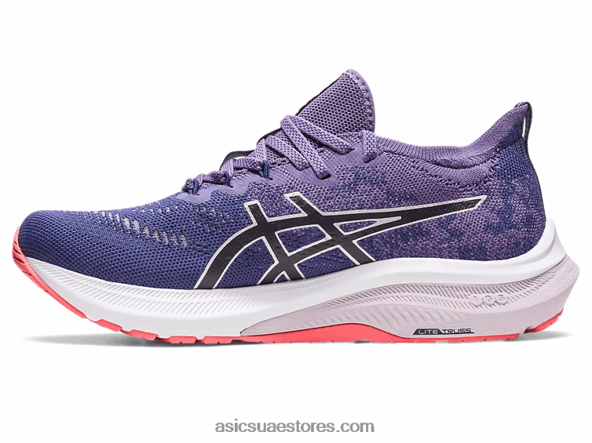 Asics أزرق نيلي / فضي نقي GT-2000 11 عضو الكنيست متماسكة 2N24DJ2197