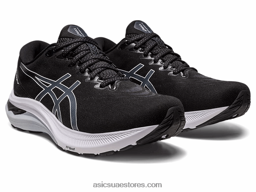 Asics أسود / أبيض GT-2000 11 ضيق 2N24DJ2266