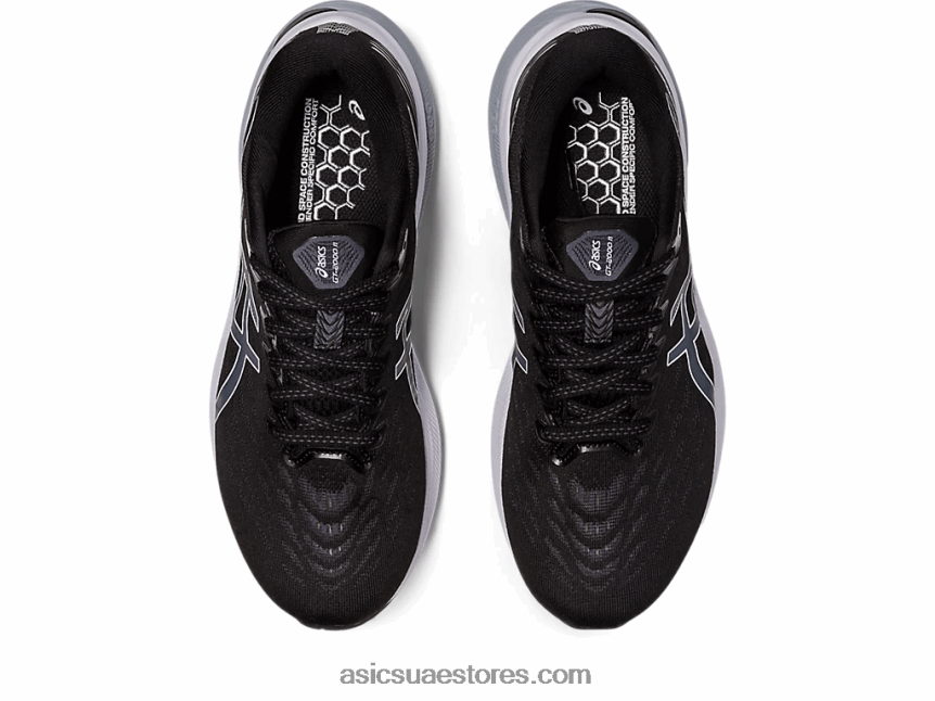 Asics أسود / أبيض GT-2000 11 ضيق 2N24DJ2266