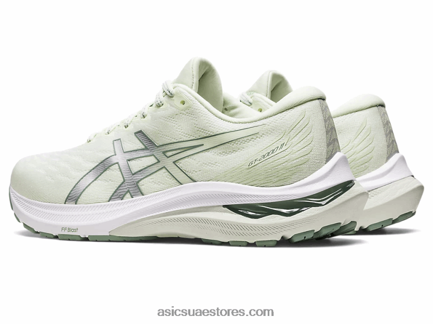 Asics همس أخضر / فضي نقي GT-2000 11 2N24DJ2607