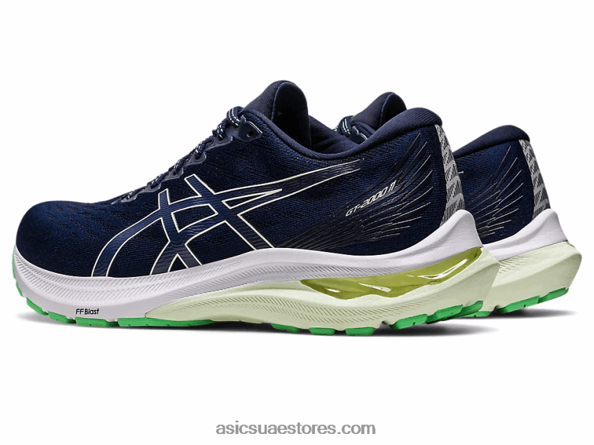 Asics منتصف الليل / الهمس الأخضر GT-2000 11 2N24DJ2642
