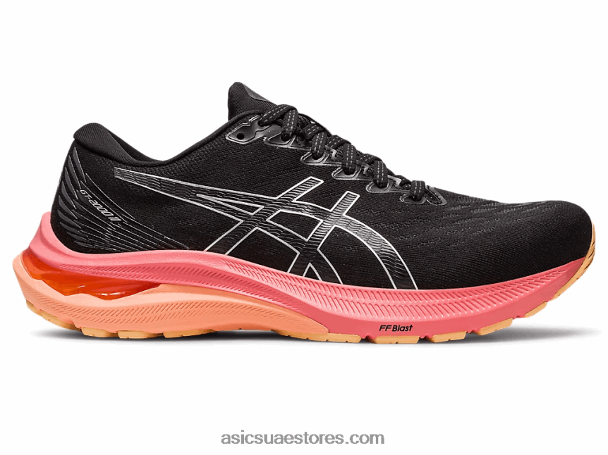 Asics أسود / فضي نقي GT-2000 11 2N24DJ2648