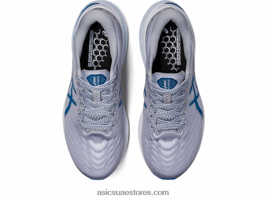 Asics الرمادي بيدمونت / تولد من جديد الأزرق GT-2000 11 عريض 2N24DJ2654