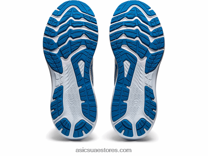 Asics الرمادي بيدمونت / تولد من جديد الأزرق GT-2000 11 عريض 2N24DJ2654