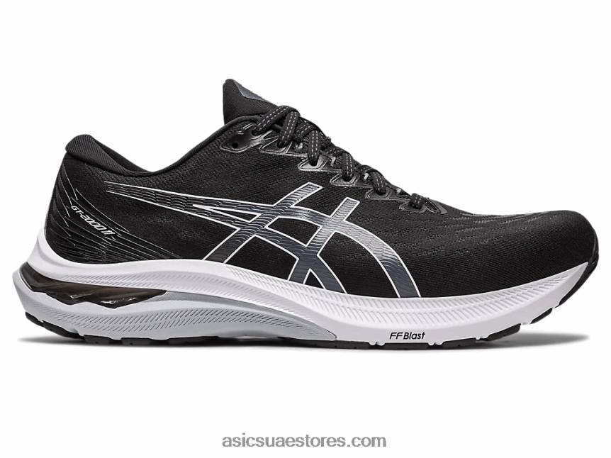 Asics أسود / أبيض GT-2000 11 2N24DJ665
