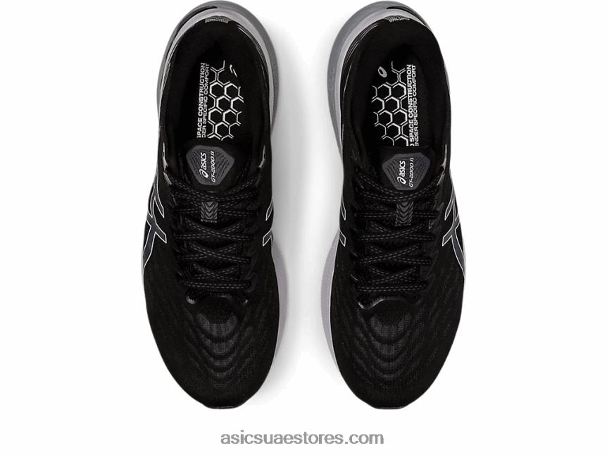 Asics أسود / أبيض GT-2000 11 2N24DJ665
