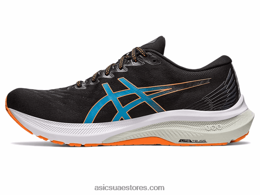 Asics أسود / شمس خوخ GT-2000 11 2N24DJ671