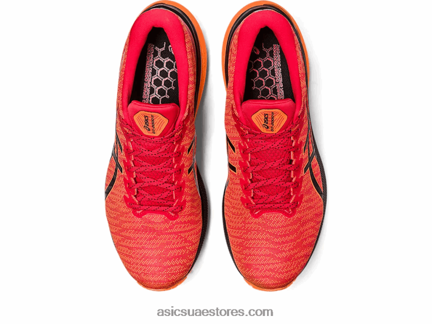 Asics أحمر كهربائي / أسود GT-2000 11 جي تي اكس 2N24DJ685