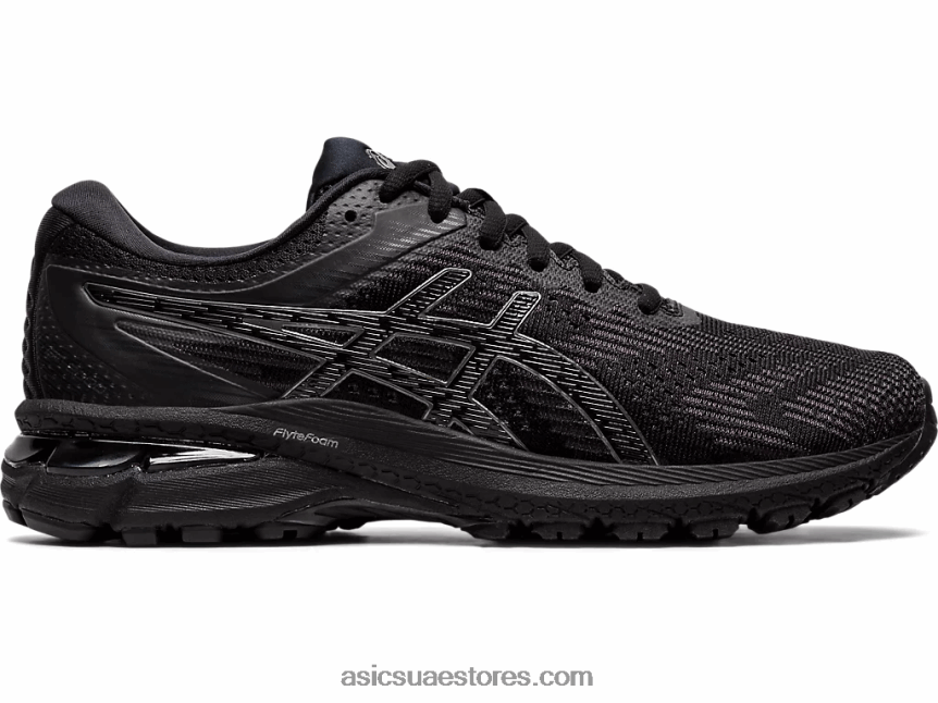 Asics أسود GT-2000 8 عريض 2N24DJ4197