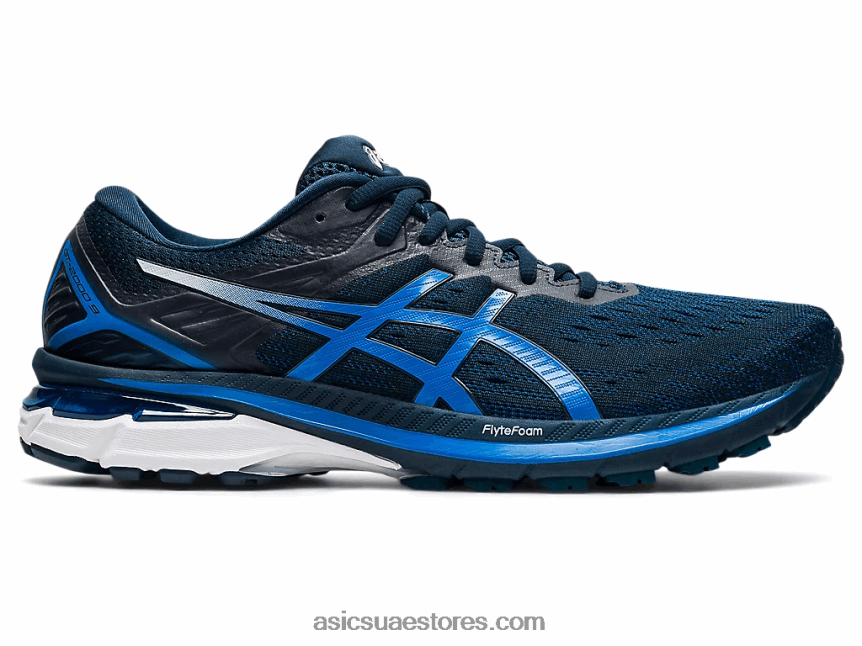 Asics الأزرق الفرنسي / الأزرق الكهربائي GT-2000 9 2N24DJ1764