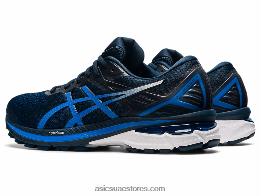 Asics الأزرق الفرنسي / الأزرق الكهربائي GT-2000 9 2N24DJ1764