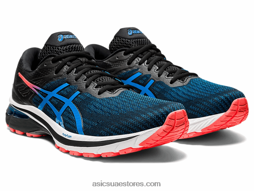Asics أسود / أزرق مباشر GT-2000 9 2N24DJ2044