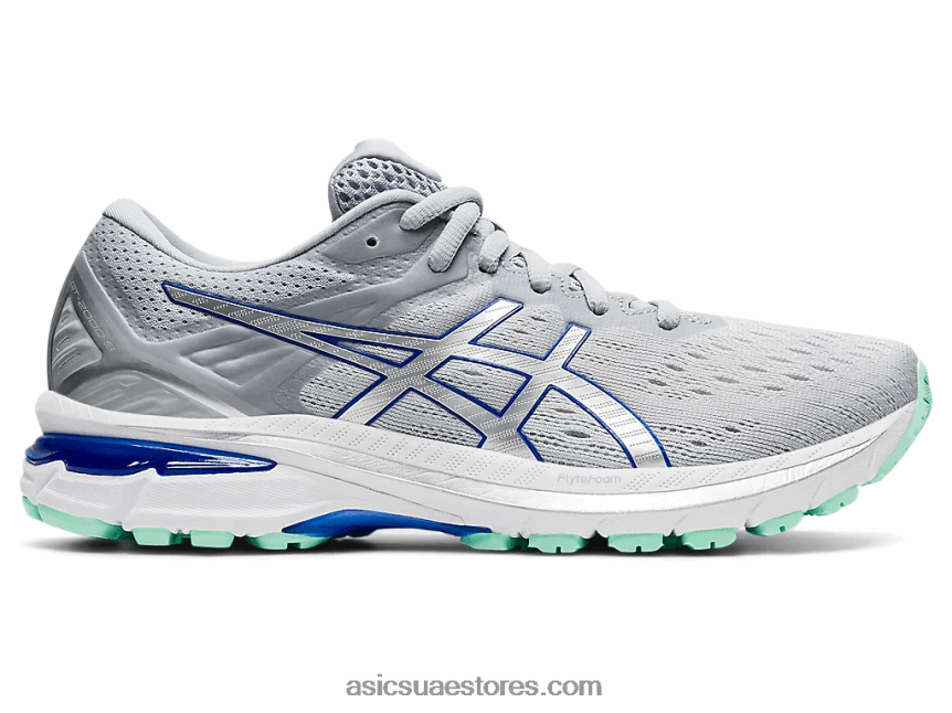Asics الرمادي بيدمونت / الفضة النقية GT-2000 9 2N24DJ3850