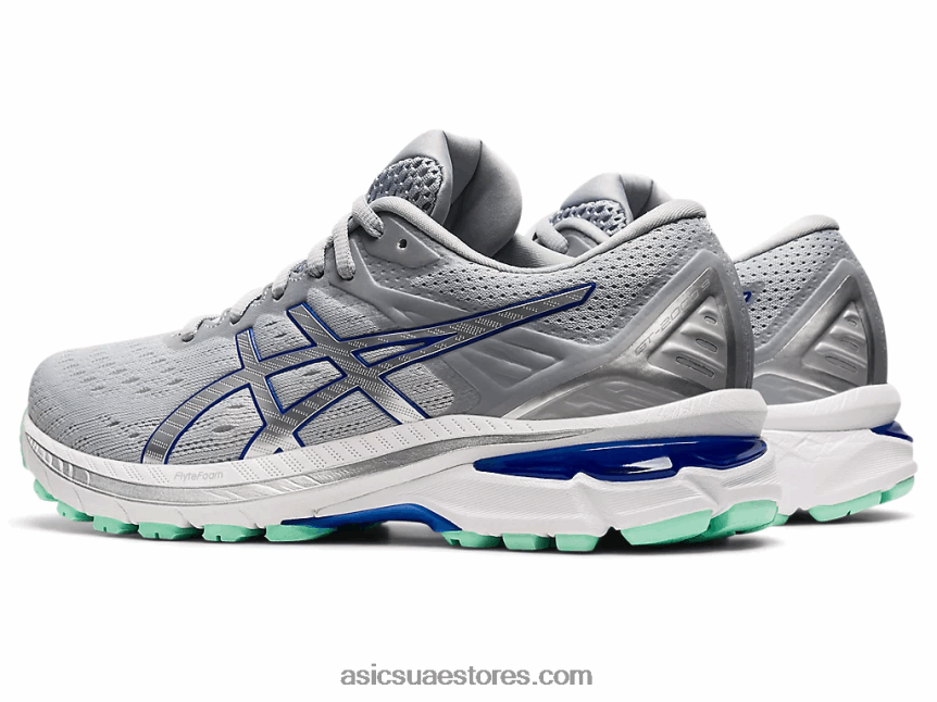 Asics الرمادي بيدمونت / الفضة النقية GT-2000 9 2N24DJ3850
