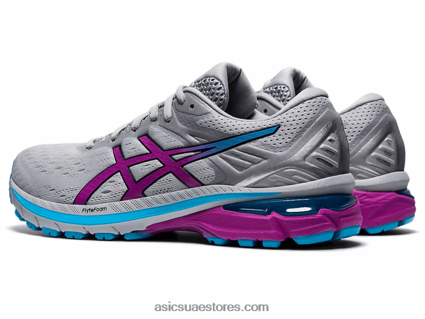 Asics بييمونتي رمادي / ديجيتال عنب GT-2000 9 2N24DJ3913