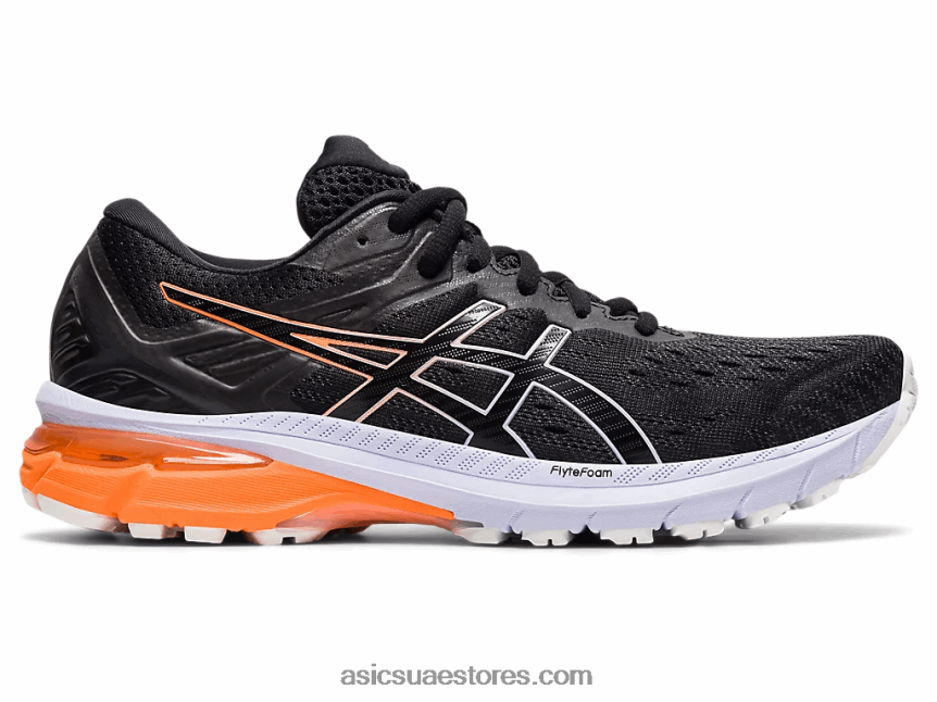 Asics أوبال أسود / أرجواني GT-2000 9 عريض 2N24DJ3954