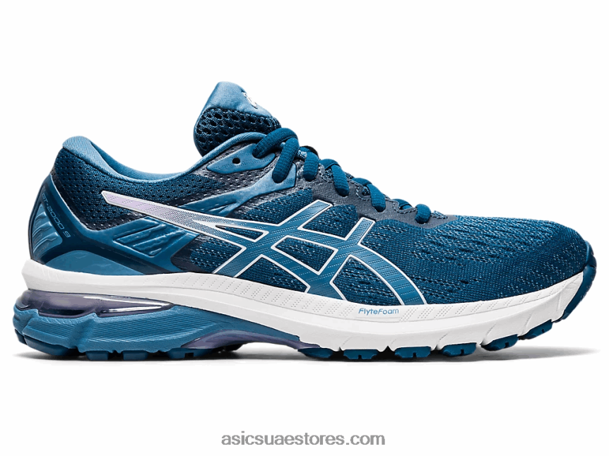 Asics الخيط الأزرق / الرمادي ماكو GT-2000 9 2N24DJ4120