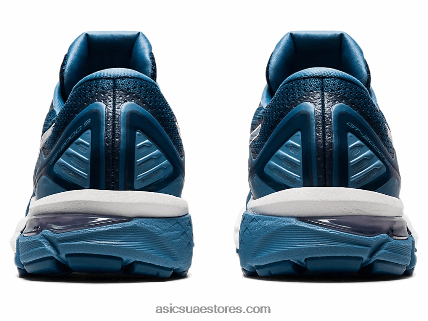 Asics الخيط الأزرق / الرمادي ماكو GT-2000 9 2N24DJ4120