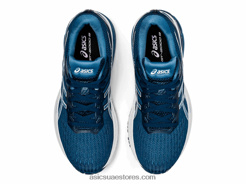 Asics الخيط الأزرق / الرمادي ماكو GT-2000 9 2N24DJ4120