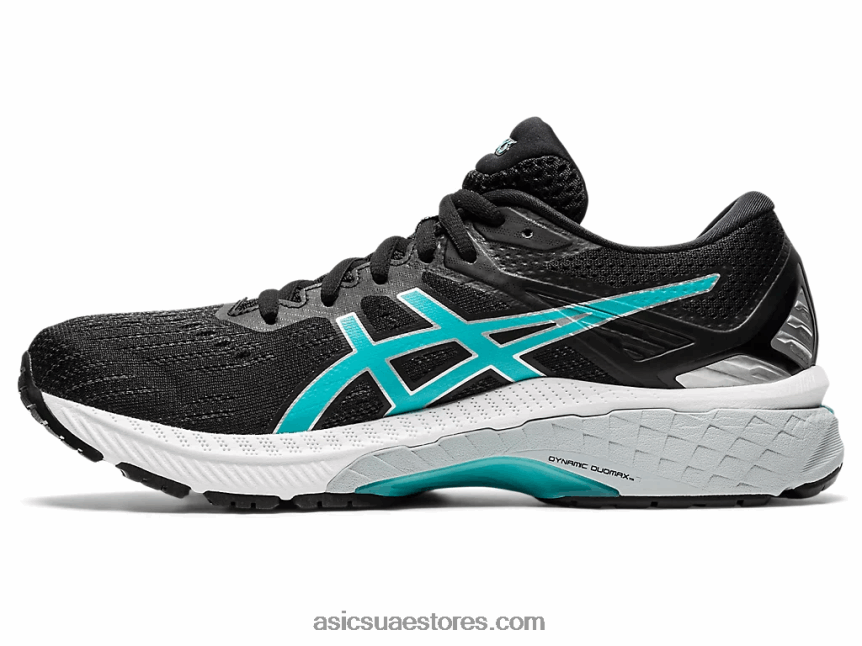 Asics أسود / سماوي تكنو GT-2000 9 2N24DJ4125