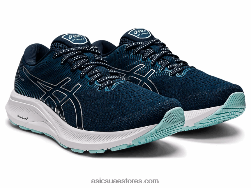 Asics الأزرق الفرنسي / الفضة النقية GT-4000 3 2N24DJ2658
