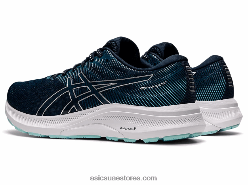Asics الأزرق الفرنسي / الفضة النقية GT-4000 3 2N24DJ2658