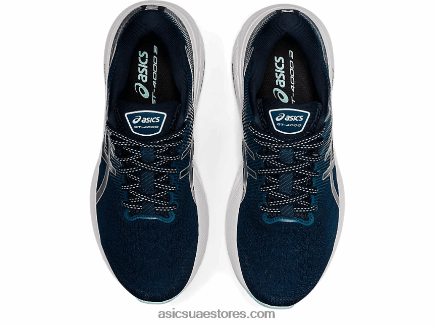 Asics الأزرق الفرنسي / الفضة النقية GT-4000 3 2N24DJ2658