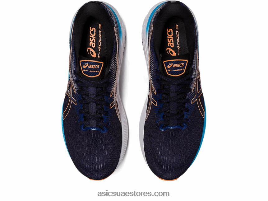 Asics أسود / شمس خوخ GT-4000 3 2N24DJ628