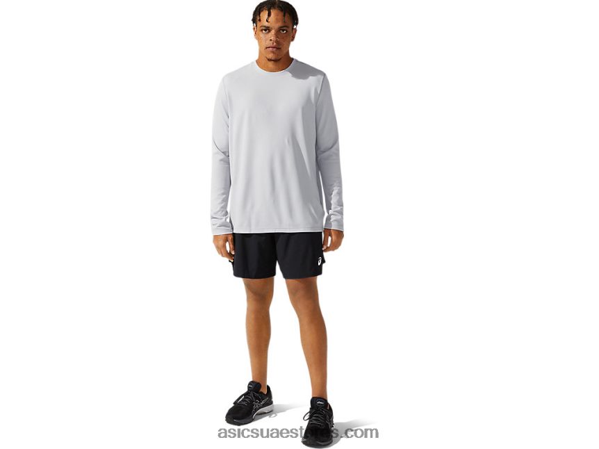 Asics منتصف الرمادي مجموعة جاهزة II للرجال بأكمام طويلة 2N24DJ1095