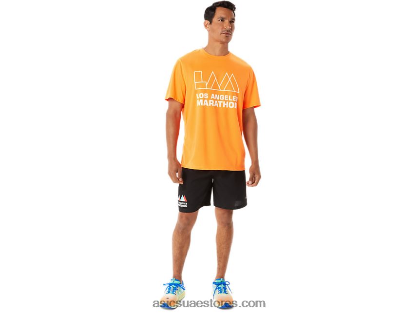 Asics صادم البرتقالي طقم لام جاهز II للرجال بأكمام قصيرة 2N24DJ1342