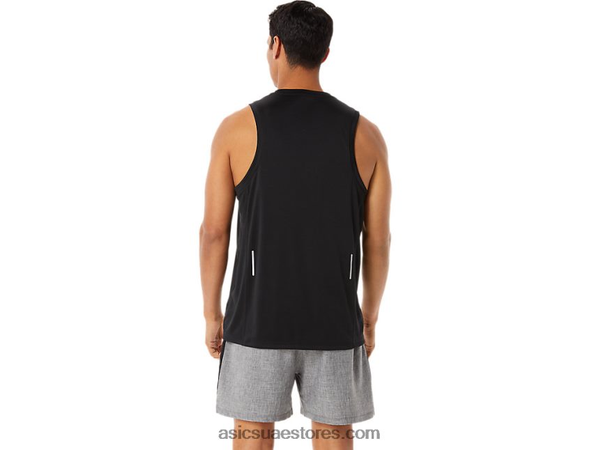 Asics أسود الأداء طقم ملابس جاهزة للرجال من Lyte 2N24DJ311