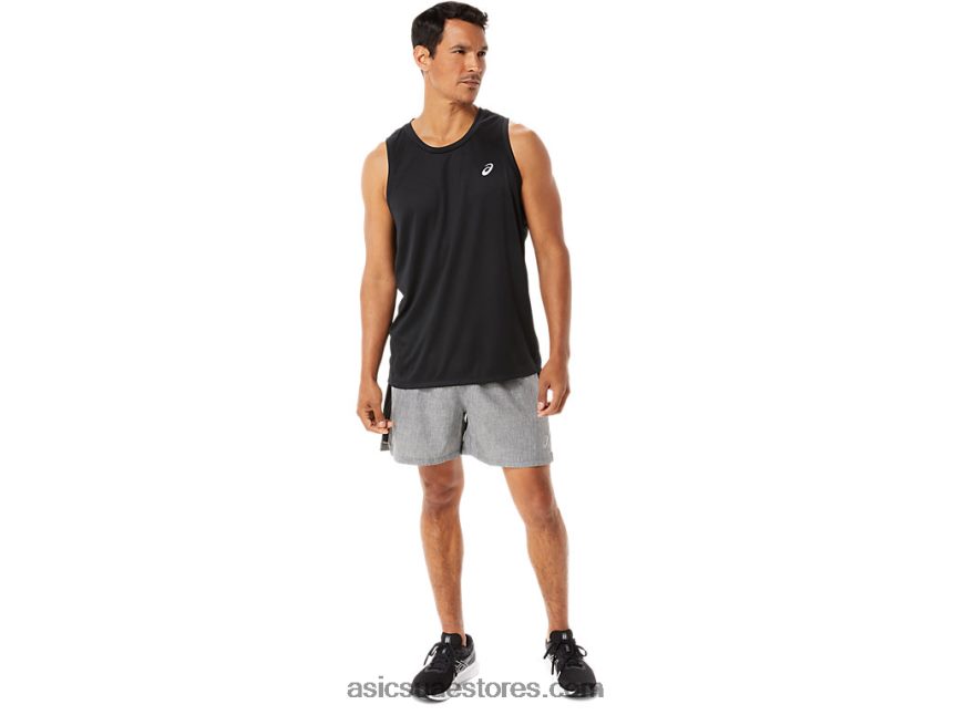 Asics أسود الأداء طقم ملابس جاهزة للرجال من Lyte 2N24DJ311