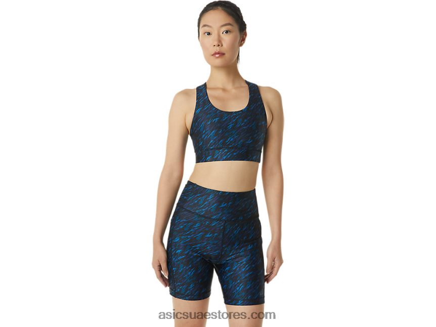 Asics الظل الليلي / طباعة محرك البحيرة حمالة الصدر النسائية PR lyte 2N24DJ3295