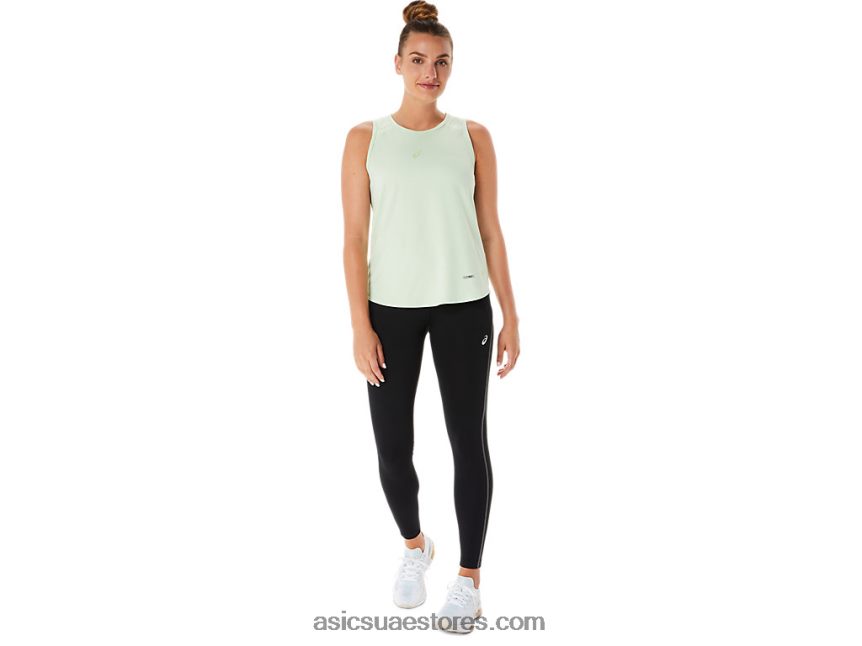 Asics همسة الخضراء المرأة بلا أكمام actibreeze 2N24DJ2284