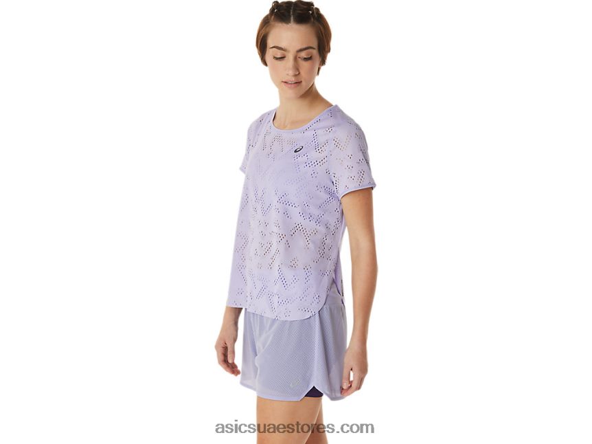Asics بخار المرأة قصيرة الأكمام actibreeze تهوية أعلى 2N24DJ3035