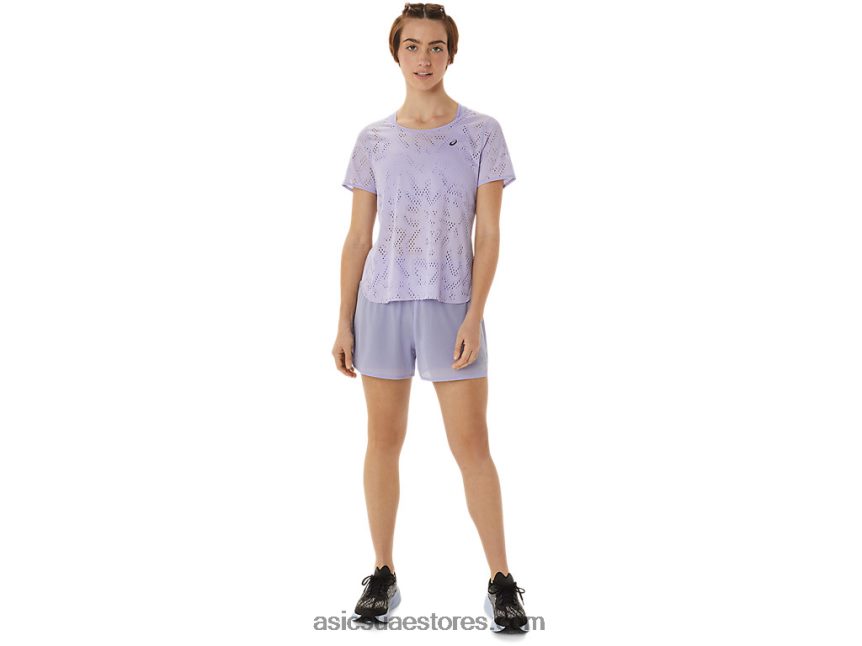 Asics بخار المرأة قصيرة الأكمام actibreeze تهوية أعلى 2N24DJ3035