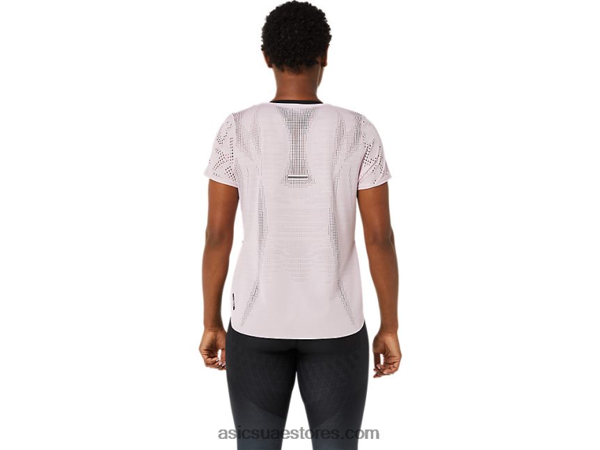 Asics بالكاد ارتفع المرأة قصيرة الأكمام actibreeze تهوية أعلى 2N24DJ3471