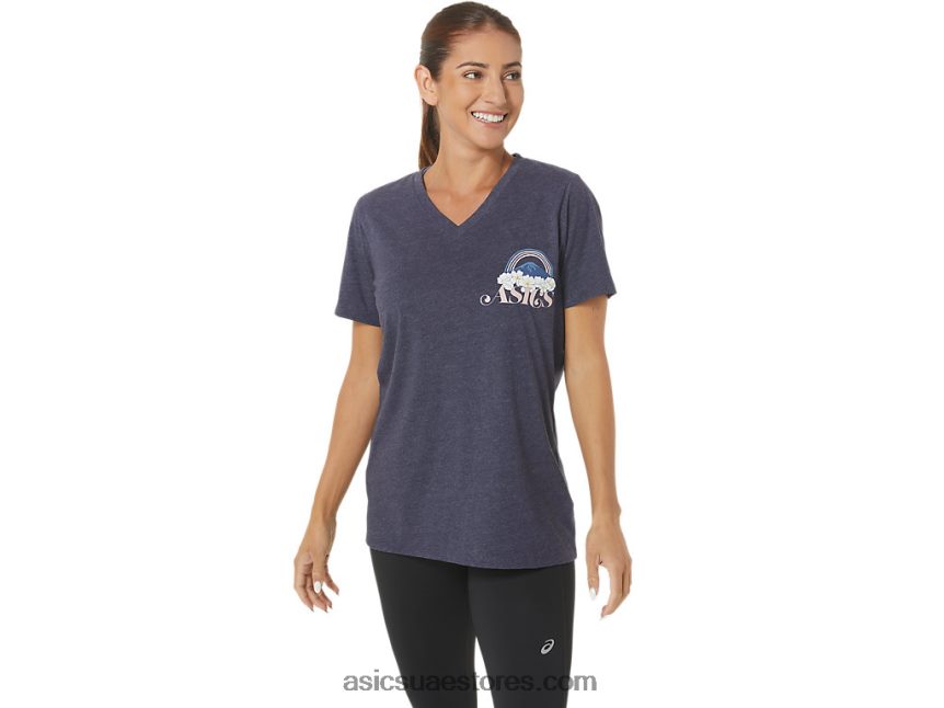 Asics هيذر الطاووس المغامرة النسائية alanna الخامس الرقبة 2N24DJ2797