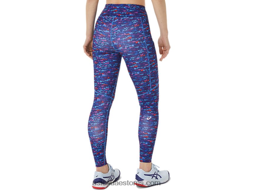 Asics نحى التنس اليابان aop السحلبية المرأة الجديدة القوية 92 مطبوعة ضيقة 2N24DJ3004
