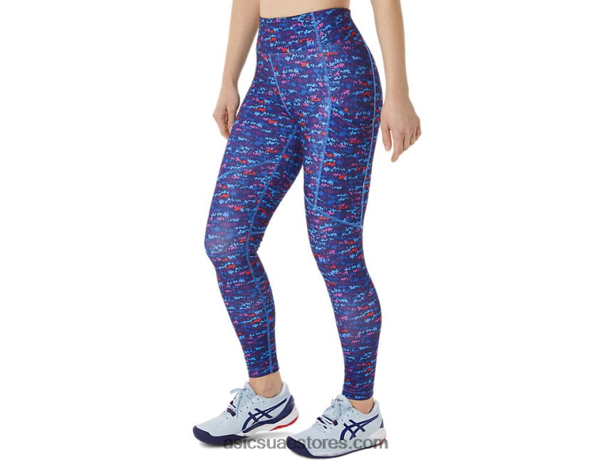 Asics نحى التنس اليابان aop السحلبية المرأة الجديدة القوية 92 مطبوعة ضيقة 2N24DJ3004
