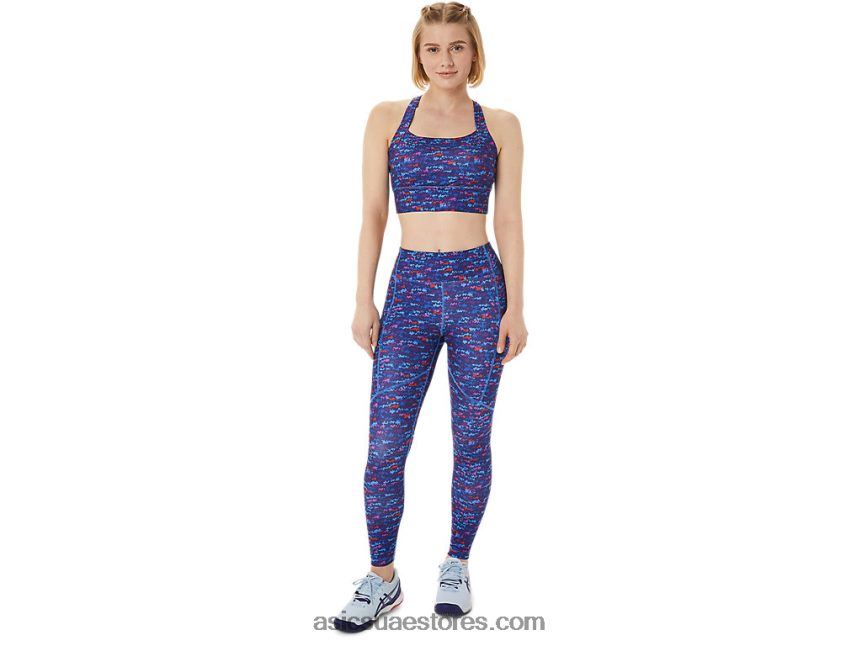 Asics نحى التنس اليابان aop السحلبية المرأة الجديدة القوية 92 مطبوعة ضيقة 2N24DJ3004
