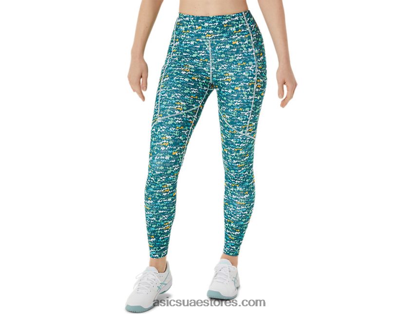 Asics نحى aop البحر مهدئا المرأة الجديدة القوية 92 مطبوعة ضيقة 2N24DJ3029