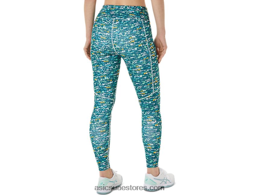 Asics نحى aop البحر مهدئا المرأة الجديدة القوية 92 مطبوعة ضيقة 2N24DJ3029