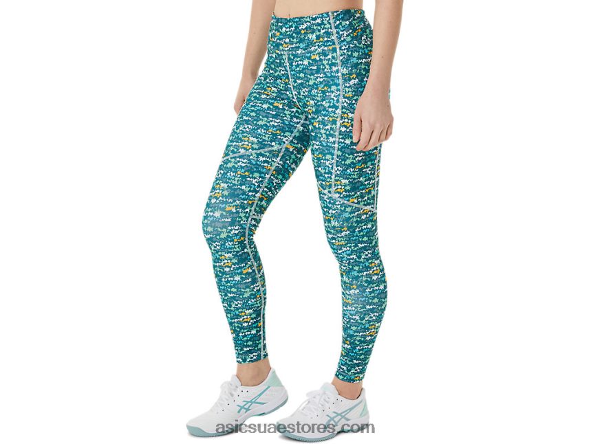 Asics نحى aop البحر مهدئا المرأة الجديدة القوية 92 مطبوعة ضيقة 2N24DJ3029