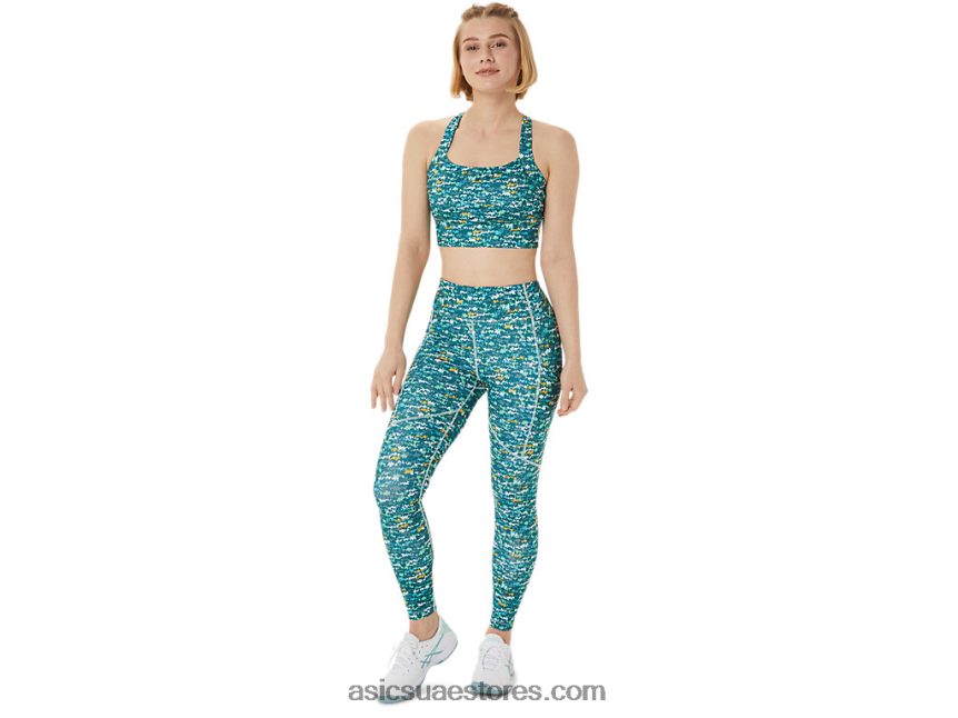 Asics نحى aop البحر مهدئا المرأة الجديدة القوية 92 مطبوعة ضيقة 2N24DJ3029